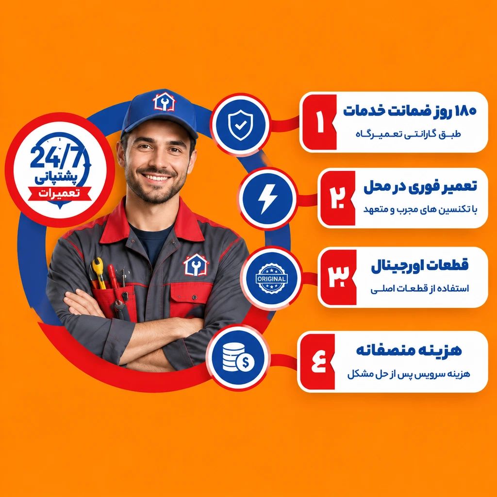 تعمیرات لوازم خانگی جی پلاس